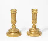 Frankreich, Louis XVI-Stil, 19.Jh by 1 Paar kleine Kerzenstöcke, bronze, sold Jun 2021
