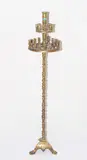Griechisch, 20.Jh by Grosser Kirchen-Kerzenleuchter, bronze, sold Jun 2021