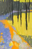 Fin du lac", 1959 by Fernand Giauque, oil on canvas, sold Jun 2021