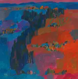 Im Emmental, 1970 by Hugo Wetli, oil on canvas, offered Jun 2021