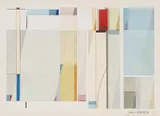 Rettangolo rosso - spessore by Gianni Metalli, 1986, watercolor, offered Jun 2021