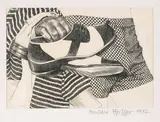 Stillleben mit Schuhen by Walter Pfeiffer, 1972, ink, sold Jun 2021