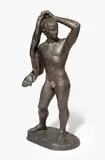 Junge mit verschrenkten Armen by Eduard Spörri, bronze, sold Jun 2021