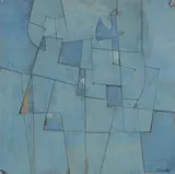 Ohne Titel by Paul Stöckli, collage, offered Jun 2021