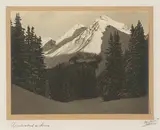 Winterabend bei Arosa by Albert Steiner, gelatin silver print, offered Jun 2021