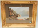Chateau de Chillon by Schloss Chillon, aquatint, sold Jun 2021