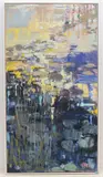 Seerosenteich by Fred Baumann, oil on board, sold Jun 2021