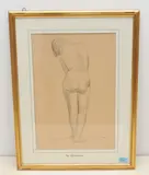 Rückenakt by Wilhelm Gimmi, pencil, offered Jun 2021