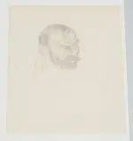 Bildnisskizze Otto Meyer-Amden by Ernst Morgenthaler, 1924, pencil, sold Jun 2021