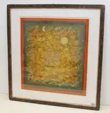 Stadtansicht by Hans Rudolf Strupler, mixed media, sold Jun 2021