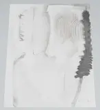 161-V by Oscar Wiggli, 1983, charcoal, offered Jun 2021