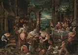 Kopie des 17.Jhs by Jacopo Bassano, oil on canvas, sold Mar 2021
