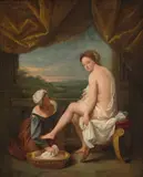 Bathsheba im Bade by Frankreich, Ende 18.Jh., oil on canvas, sold Mar 2021