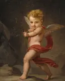 Umkreis Amor seinen Bogen spannend by Heinrich Füger, oil on canvas, sold Mar 2021