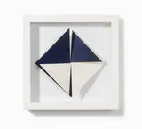 Blue and white by Hércules Barsotti, color screenprint, sold Mar 2021