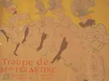 La Troupe de Mademoiselle Églantine by Henri de Toulouse-Lautrec, 1896, color lithograph, sold Mar 2021