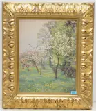Young Cherry Trees by Afred Parsons, watercolor, sold Mar 2021