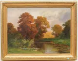 Herbstlandschaft by Alois Arnegger, oil on canvas, sold Mar 2021