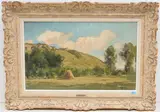 Landschaft by Eugène Berthelon, oil on canvas, sold Mar 2021