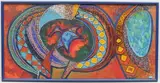Ohne Titel by Jimoh Buraimoh, 1975, oil, offered Mar 2021