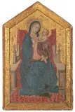 Kopie Thronende Madonna mit Kind by Bartolo di Fredi, tempera, sold Mar 2021