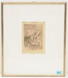 La chapeau épinglé by Pierre-Auguste Renoir, 1894, etching, sold Mar 2021