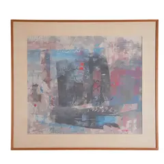 Untitled by Mitch Lyons, Monotype, sold Aug 2026