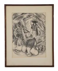 Untitled by Doris Patty Rosenthal, Lithograph, sold Aug 2026