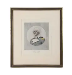 George Washington by Thomas Cole, Colored Engraving, sold Aug 2026