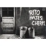 Untitled (Rito Hates Cheryl) by Greg Reeder, 1975, gelatin silver print, sold Dec 2022