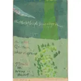 Blue Eggs by Sister Mary Corita Kent, 1960, screenprint, sold Dec 2022