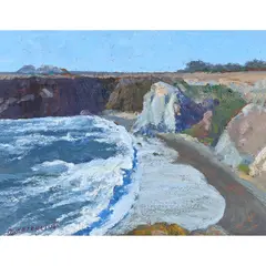 Untitled by Dennis Westerling, oil on board, sold Dec 2022