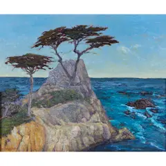 Untitled by Dennis Westerling, oil on board, sold Dec 2022