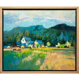 Near Grae Eagle by Pamela Glover, 2001, oil on canvas, sold Dec 2022
