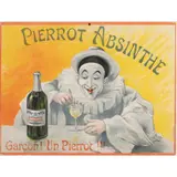 Pierrot Absinthe by Jacques Lem, lithograph, sold Dec 2022