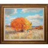 Untitled by Richard Earl Thompson, oil on canvas, sold Dec 2022