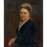 Portrait of a Lady by George J. Roth, 1885, oil on canvas, sold Dec 2022