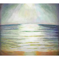 Calm Sea by Frederick S. Wight, 1984, oil on canvas, sold Dec 2022