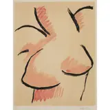 De L'Origine des Especes par Voie de Selection Irrationale: Buste de Femme by Man Ray, 1971, lithograph in colors, sold Dec 2022