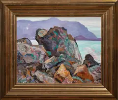 Untitled by William A. Gaw, oil on canvas, sold Nov 2022