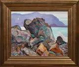Untitled by William A. Gaw, oil on canvas, sold Nov 2022
