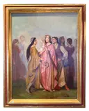 THE BRIDE by Oil On Canvas, G. MARGARI The Bride signed G. Margari (lower right) oil on, sold Nov 2025