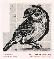 Notes Towards a Model Opera by William Kentridge, 2016, giclee print, sold Jul 2024