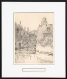Quiet Afternoon by Louis Wolchonok, Etching, sold Aug 2024