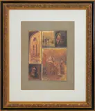 Venetian Mosaic Scene by Armen Armand Moumjian, Mixed Media on Canvas, sold Aug 2024