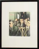 Unemployed by Raphael Soyer, 1969, Lithograph in Colors on Paper, sold Aug 2024