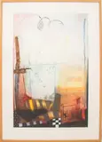 Spun by Aleah Koury, Lithograph in Colors on Paper, sold Aug 2024