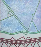 Landscape Under The Bridge by Eva Bouzard-Hui, Oil on Canvas, sold Aug 2024