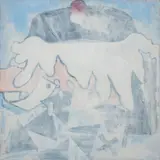 Abstraction by Domenick Capobianco, Acrylic on Canvas, sold Aug 2024