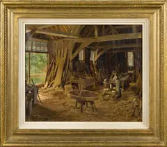 Untitled by Edward Ingram Taylor, oil on canvas, sold May 2025